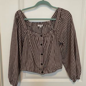 Madewell Gingham Top